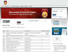 Tablet Screenshot of empleo.urba.org.ar
